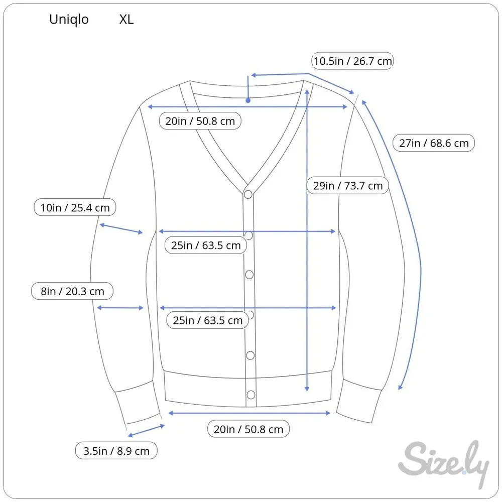 Uniqlo Men's Button Up Cardigan Sweater XL - Picture 2 of 5